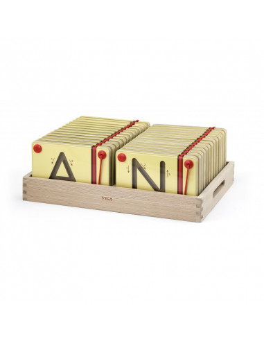 Set magnetic de scriere - Litere mari, Viga,50337