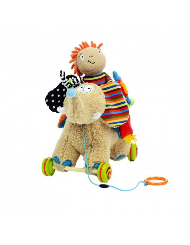 Jucarie de tras Elefant cu activitati, Dolce,95106 Jucarie de tras Elefant cu activitati, Dolce,95106