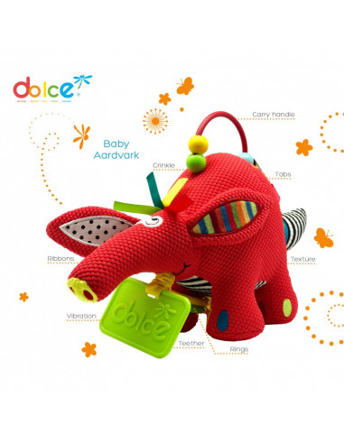 Aardvark puiut, jucarie interactiva cu activitati, Dolce,95304 Aardvark puiut, jucarie interactiva cu activitati, Dolce,95304