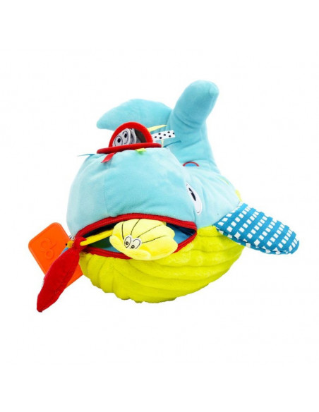 Balena, jucarie interactiva cu activități, Dolce,95104