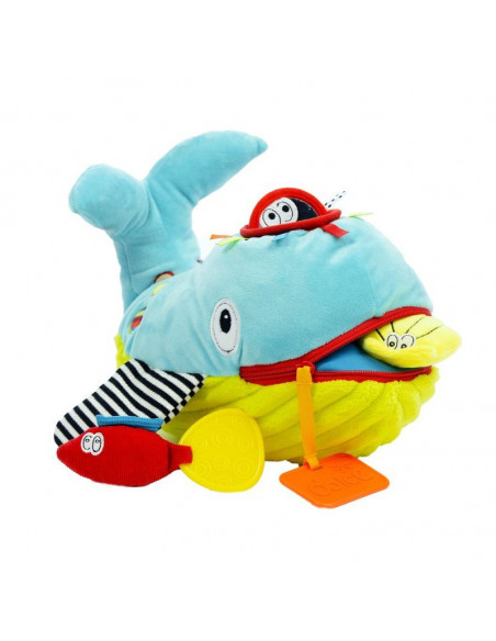 Balena, jucarie interactiva cu activități, Dolce,95104