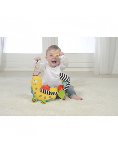 Jucarie de tras interactiva Melc cu activitati, Dolce,95316