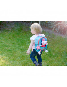 Rucsac cu jucarie soricel si perna de calatorie, Dolce,95313 2