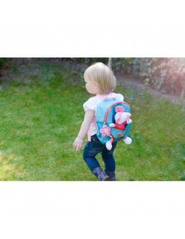 Rucsac cu jucarie soricel si perna de calatorie, Dolce,95313 Rucsac cu jucarie soricel si perna de calatorie, Dolce,95313