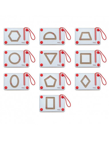 Set magnetic de scriere - Forme geometrice, Viga,50340