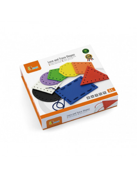 Set de cusut - forme geometrice din lemn, Viga,50538