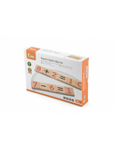 Set magnetic cifre 40 buc, Viga,50591