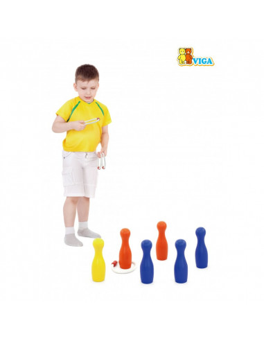Set de bowling si Prinde popicele, Viga,50665