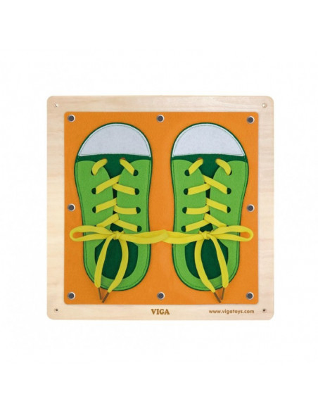 Set jucarii de perete - Incheie imbracamintea, Viga,51628 Set jucarii de perete - Incheie imbracamintea, Viga,51628