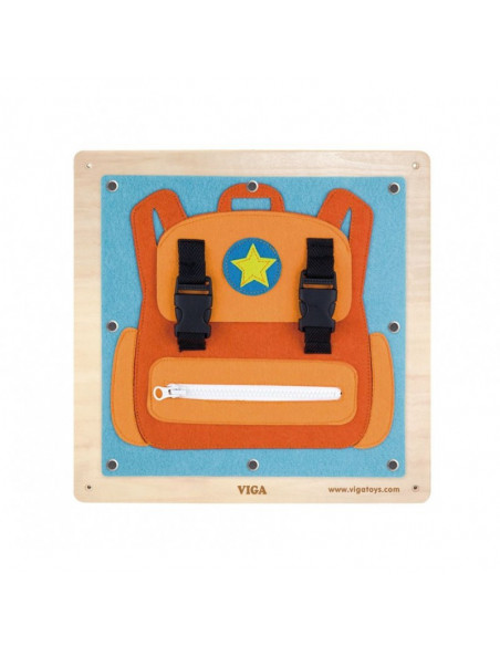 Set jucarii de perete - Incheie imbracamintea, Viga,51628 Set jucarii de perete - Incheie imbracamintea, Viga,51628