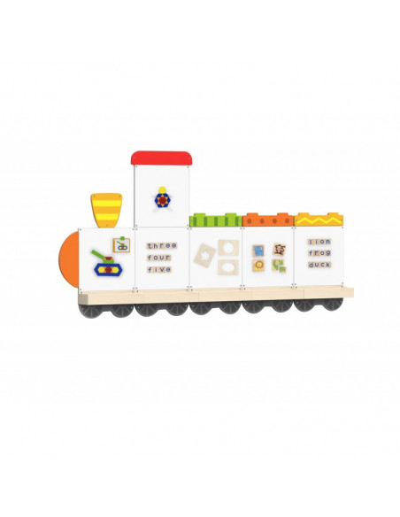 Set table de scris magnetice - Trenulet cu trei vagoane