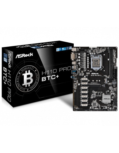 Placa de baza Asrock H110 PRO BTC+, Socket,H110 PRO BTC+