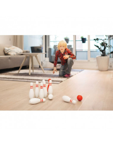 Set de bowling din lemn, BS Toys,GA148