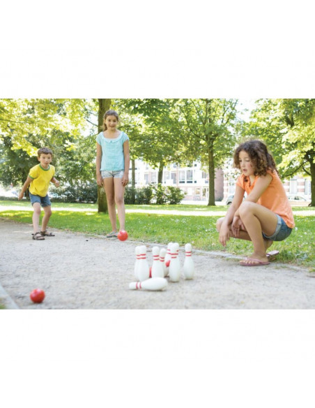 Set de bowling din lemn, BS Toys,GA148