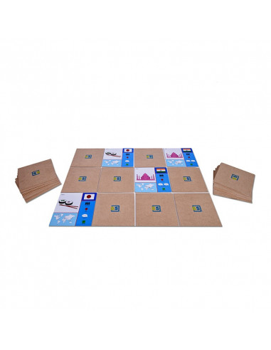 Joc de memorie World Game, BS Toys,GA159