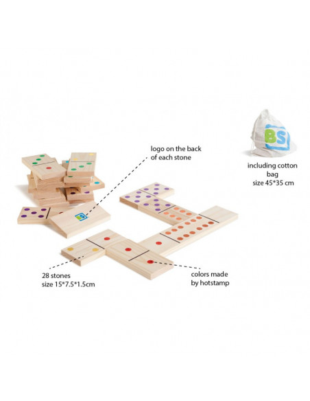 Joc Domino gigant, BS Toys,GA278
