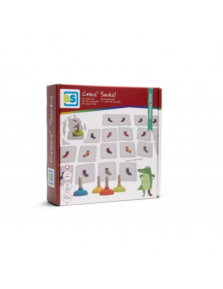 Joc de atentie Sosetele crocodilului, BS Toys,GA350