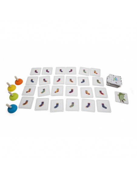 Joc de atentie Sosetele crocodilului, BS Toys,GA350