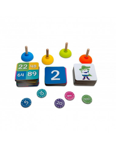 Joc matematic Tinutele crocodilului, BS Toys,GA369