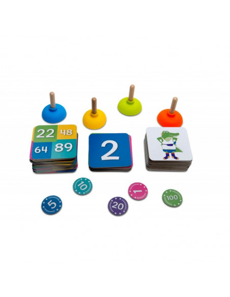 Joc matematic Tinutele crocodilului, BS Toys,GA369