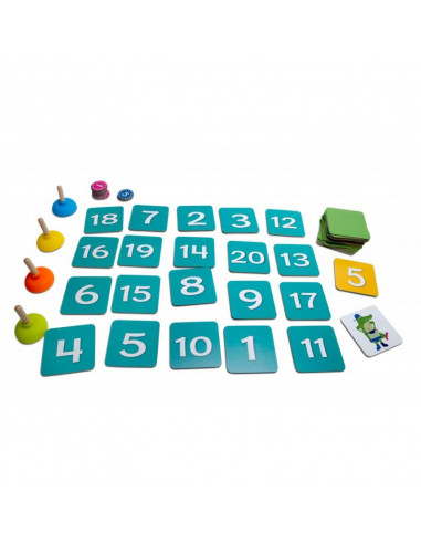 Joc matematic Tinutele crocodilului, BS Toys,GA369