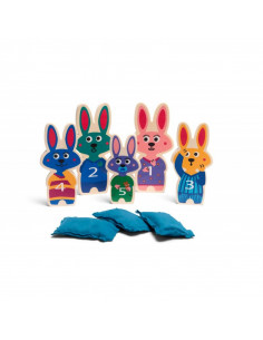 Joc de aruncare la tinta Iepurasii la culcare, BS Toys,GA381 2