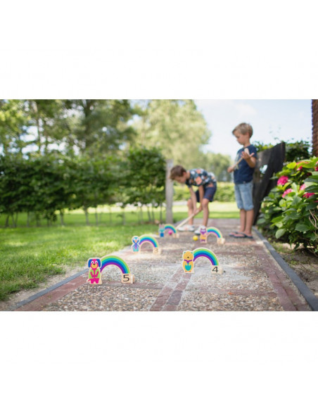 Joc de cricket Curcubeu, BS Toys,GA383