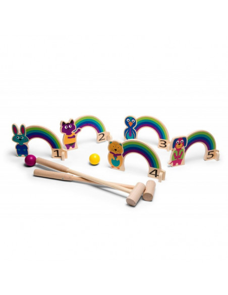 Joc de cricket Curcubeu, BS Toys,GA383