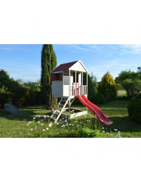 Casuta de gradina Summer Adventure House cu platforma cu loc Casuta de gradina Summer Adventure House cu platforma cu loc
