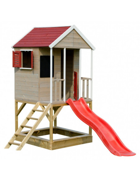 Casuta de gradina Summer Adventure House cu platforma cu loc Casuta de gradina Summer Adventure House cu platforma cu loc