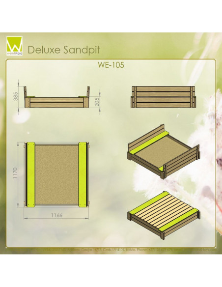 Cutie de nisip Deluxe (P1), Wendi Toys,WE-105 Cutie de nisip Deluxe (P1), Wendi Toys,WE-105