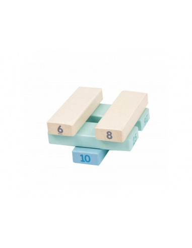 Joc Turnul cazator Jenga Colorat, 54 piese,CW3752