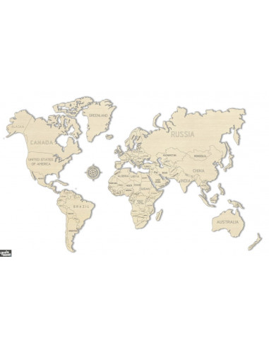 Harta lumii puzzle 3D de perete (XXL),WM505 Harta lumii puzzle 3D de perete (XXL),WM505