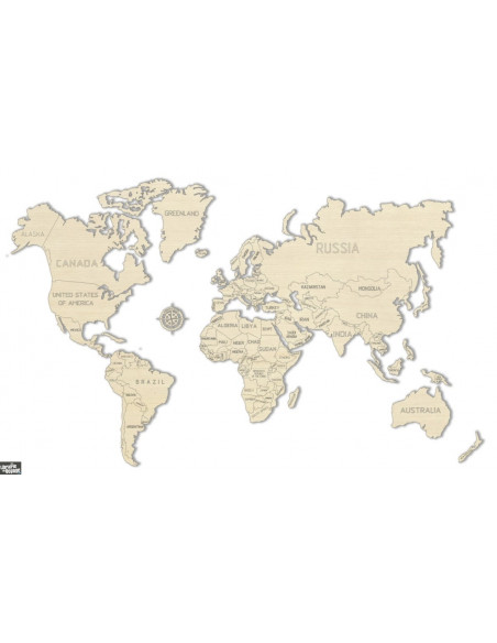 Harta lumii puzzle 3D de perete (XXL),WM505 Harta lumii puzzle 3D de perete (XXL),WM505