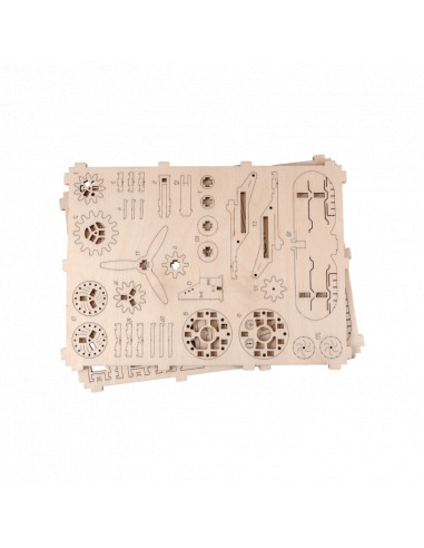 Puzzle 3D Avion - Kit model mecanic,WR304