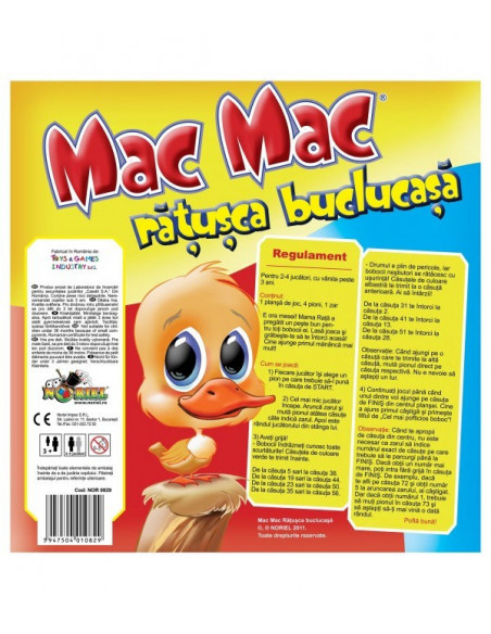 Mac Mac Ratusca Buclucasa, Joc Noriel,Uniq10829