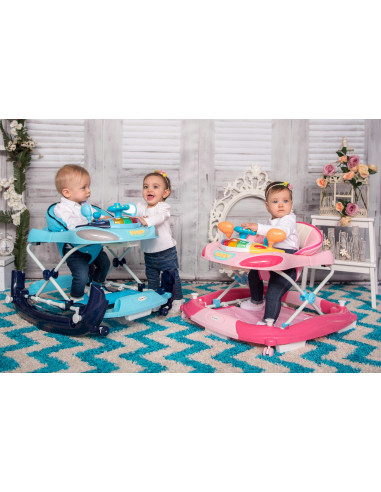 Premergator leagan W1224CE cu eurobaza, Pink,10120370002