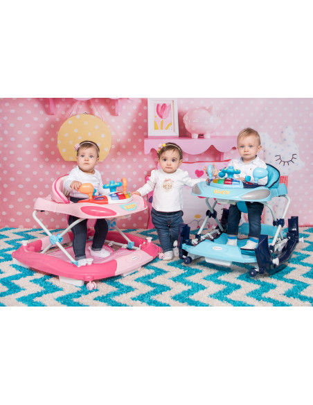 Premergator leagan W1224CE cu eurobaza, Pink,10120370002