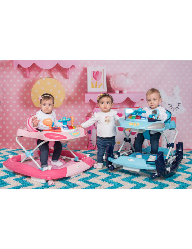 Premergator leagan W1224CE cu eurobaza, Pink,10120370002