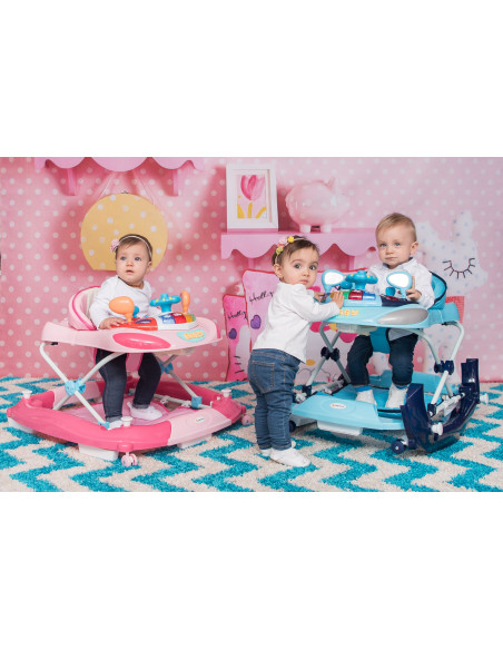 Premergator leagan W1224CE cu eurobaza, Pink,10120370002