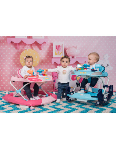 Premergator leagan W1224CE cu eurobaza, Pink,10120370002