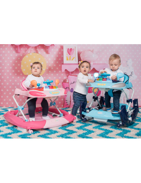 Premergator leagan W1224CE cu eurobaza, Pink,10120370002