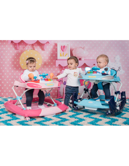 Premergator leagan W1224CE cu eurobaza, Pink,10120370002