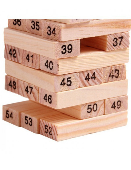 Joc Turnul Instabil, 54 De Piese,Jenga01