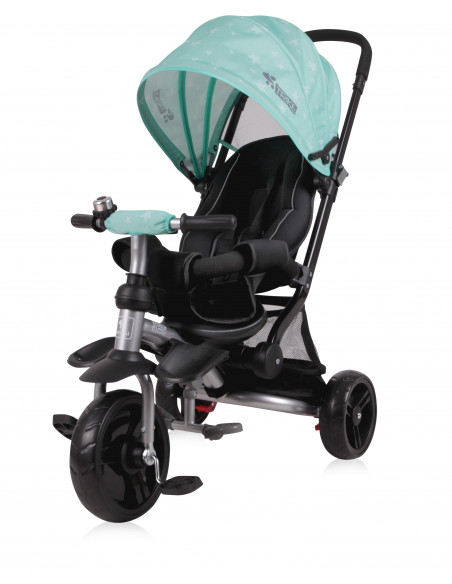 Tricicleta JET EVA Wheels, Green Stars Tricicleta JET EVA Wheels, Green Stars