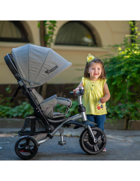 Tricicleta JET EVA Wheels, Green Stars,10050351995