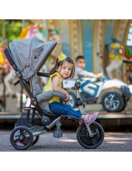Tricicleta JET EVA Wheels, Grey,10050350008