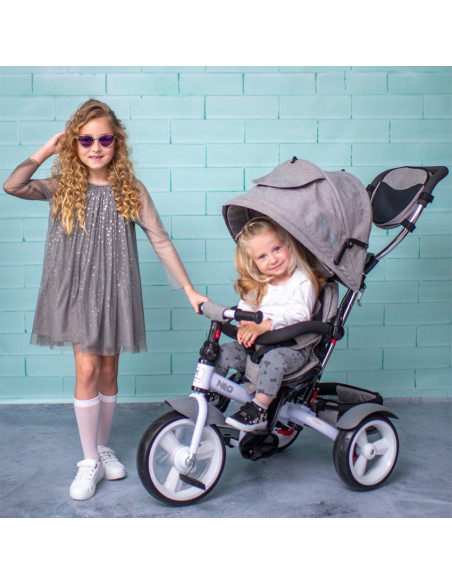 Tricicleta NEO EVA Wheels, Grey,10050330005