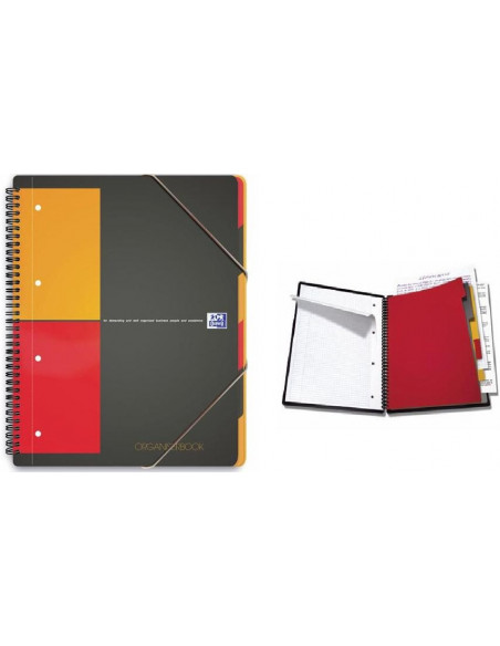 Caiet cu spirala A4+ OXFORD International Organiserbook, 80