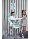 Scaun de masa Party, Blue Surf Leather,10100372144
